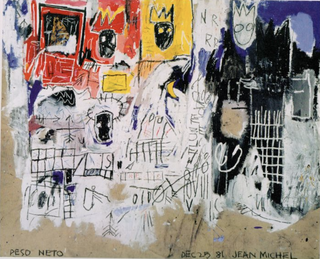 JEAN- MICHEL BASQUIAT- CORONAS (PESO NETO) 
